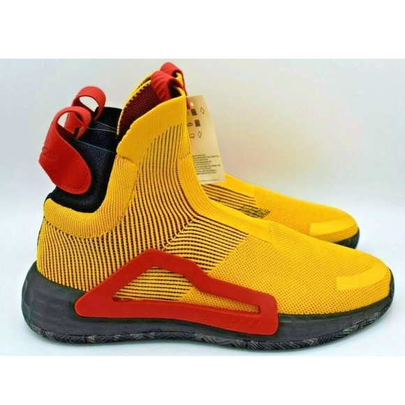 NEW Adidas N3xt L3V3l Mens Basketball Shoes Gold - Picture 8 of 8